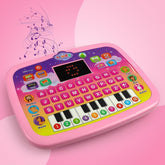Learning Educational Computer Kids Piano Laptop With Led Screen  Music